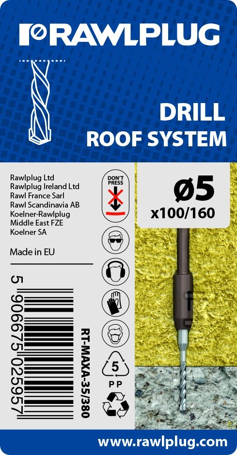 Wiertło stożkowe do adaptera dla - RT-TDR-50-110